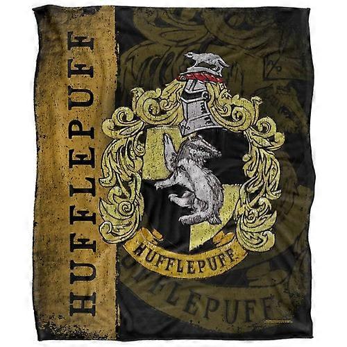Harry Potter Soft Touch Hufflepuff Crest Blanket