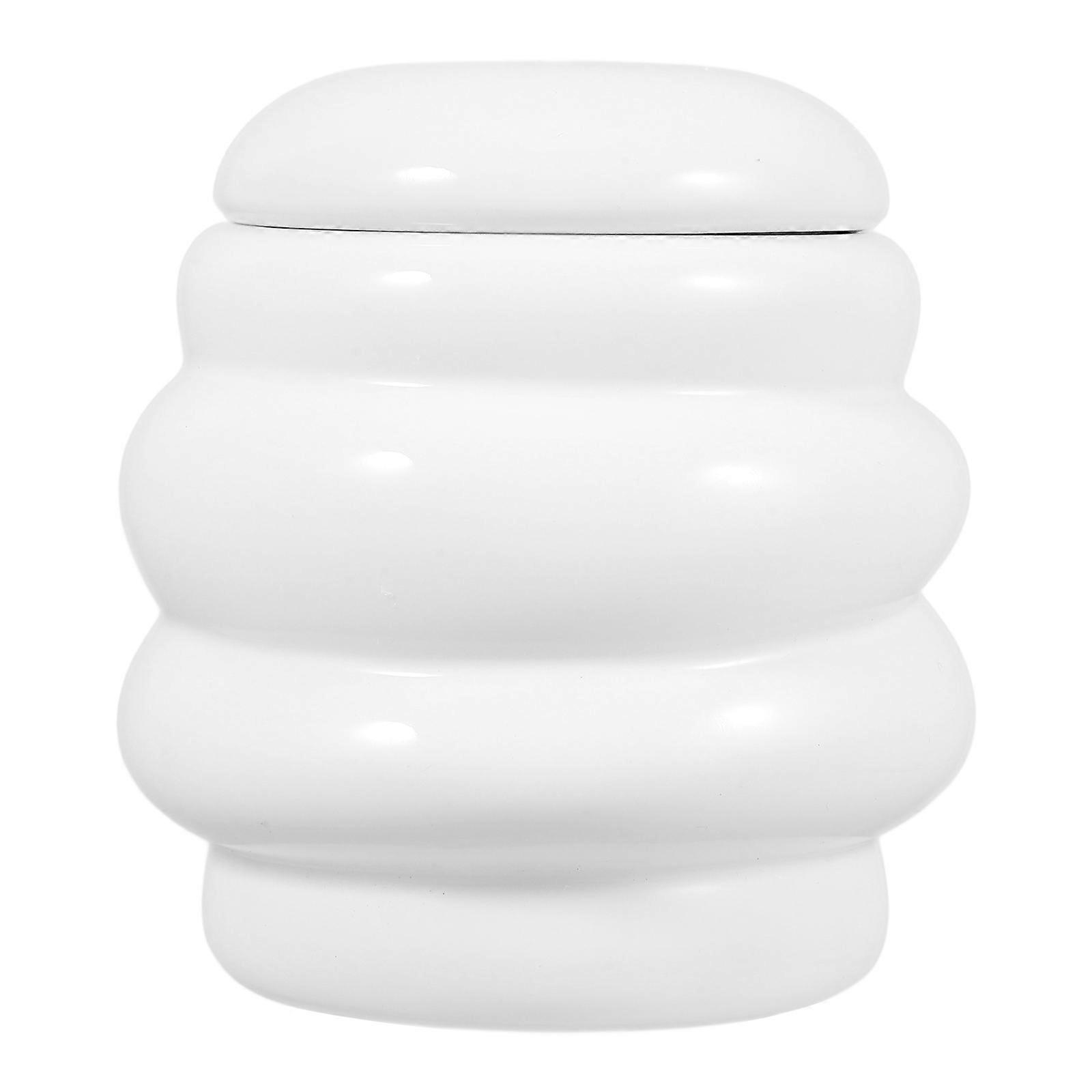 Ceramic Honey Jar 1 Set Honey Storage Pot Peanut Jam Container Food Canister Kitchen Tea Storage Jar