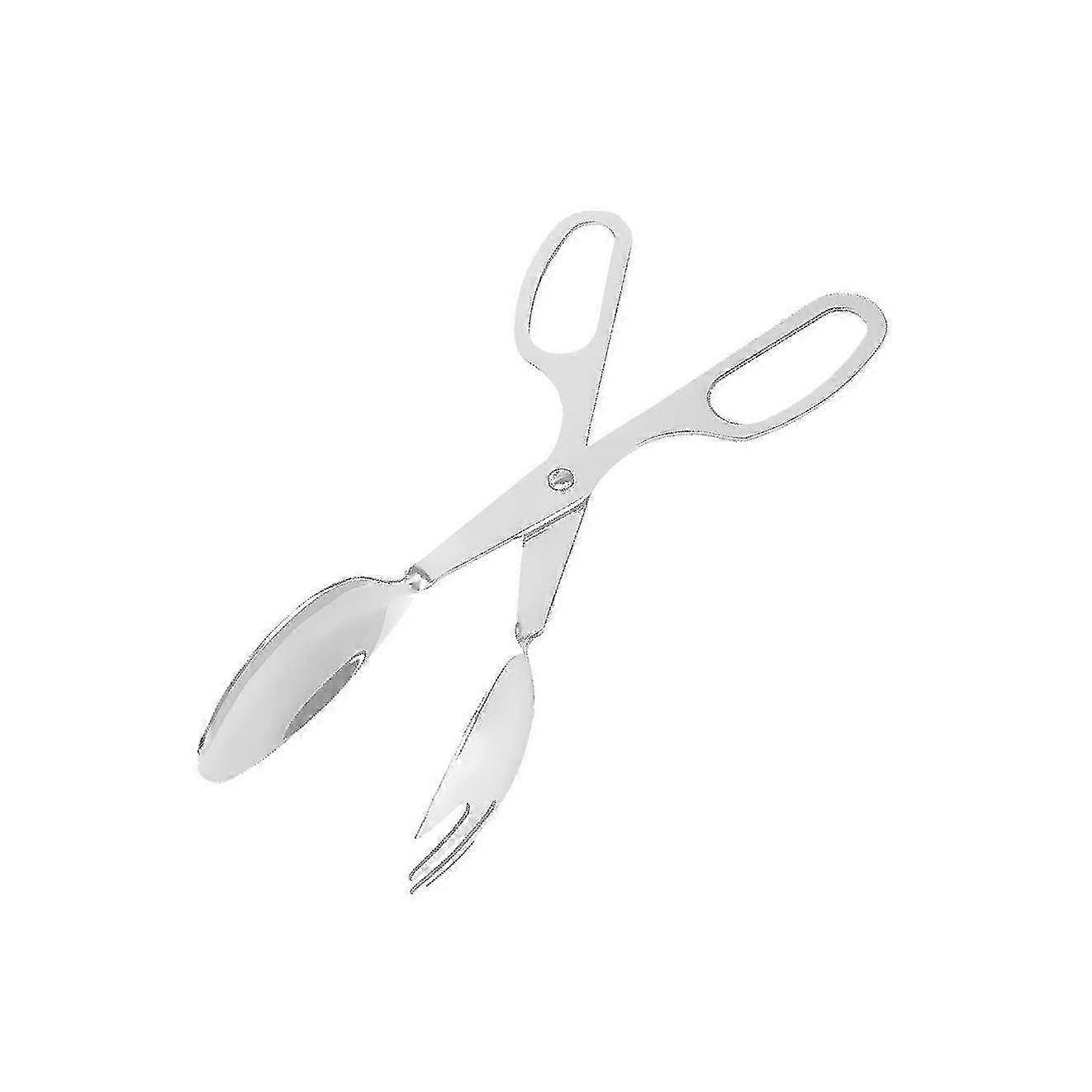 Stainless Steel Salad Tongs Elegant Serving Spoon Fork