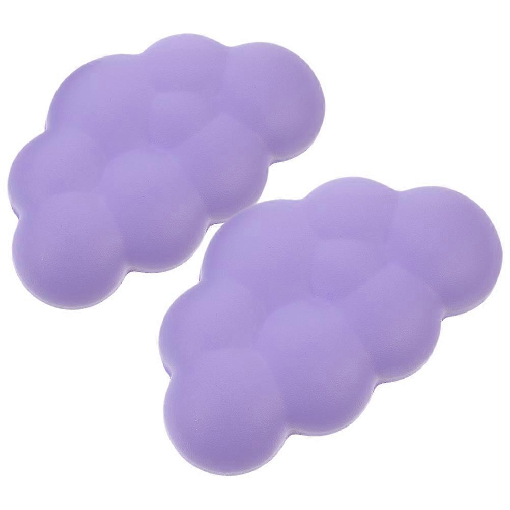 Keyboard Wrist Rest Soft PU Material for Comfortable Use 2Pcs