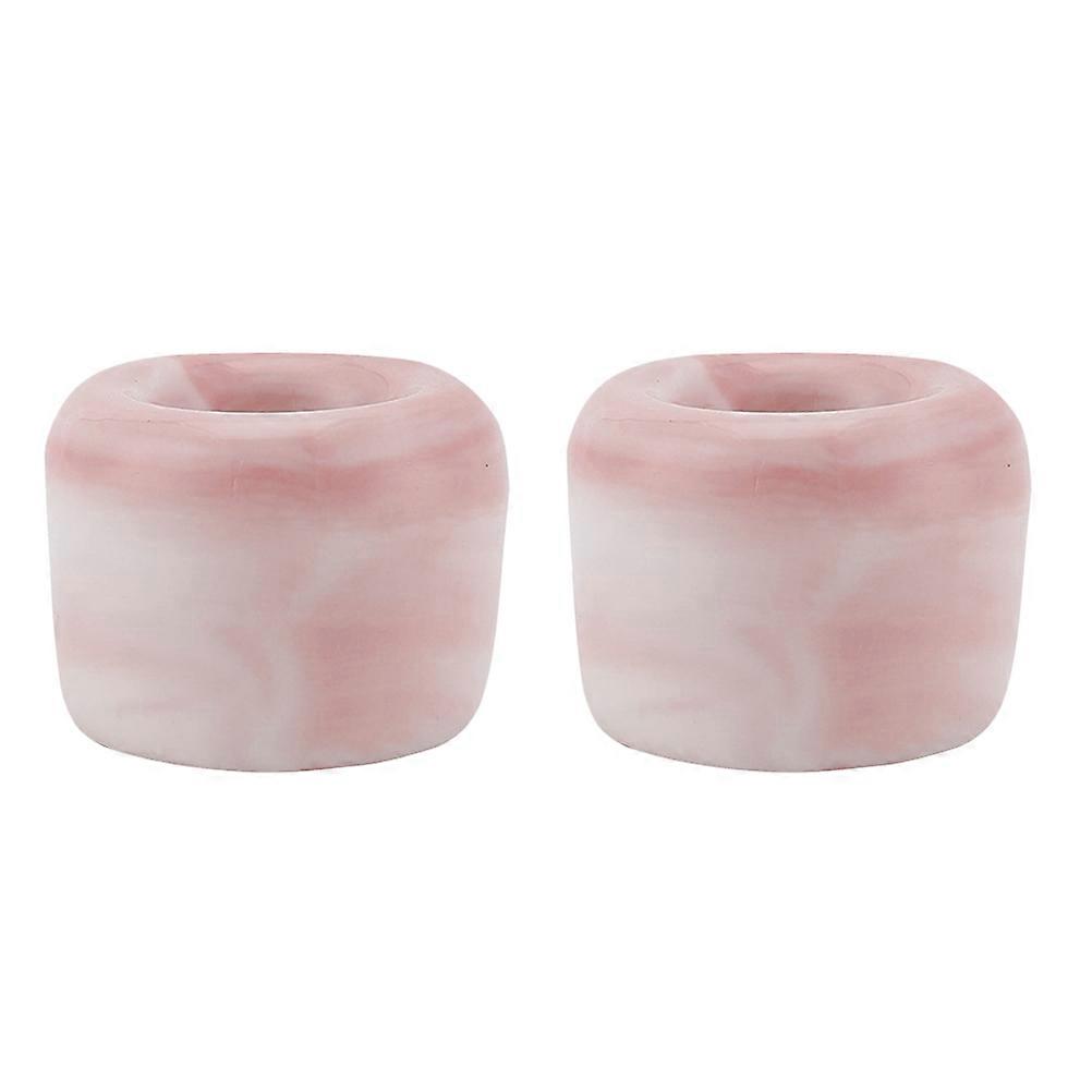 Marble Toothbrush Organizer Toothbrush Holder Ring for Bathroom 2Pcs