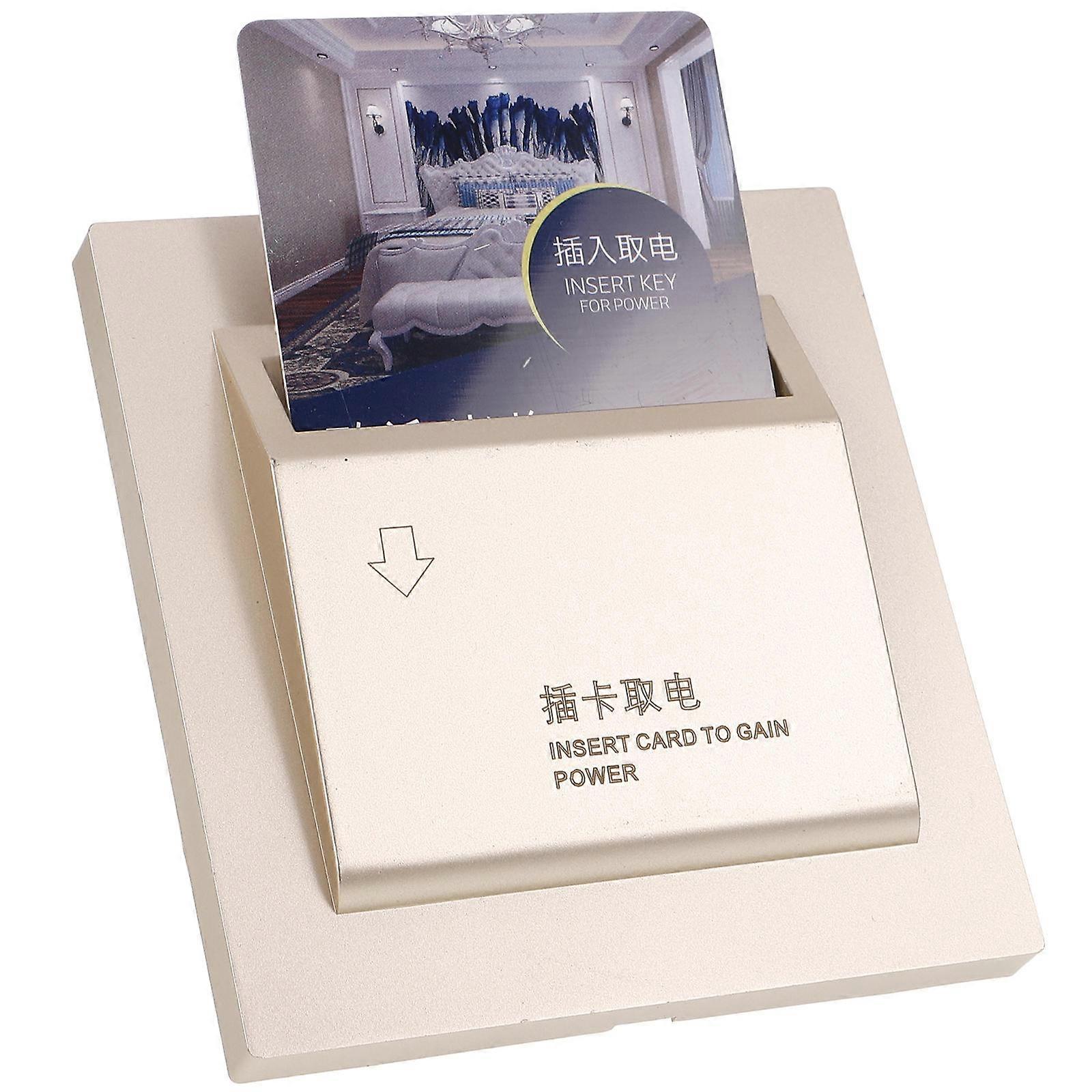 Energy Saving Insert Card Panel for Hotel Electricity Switch 40A Control