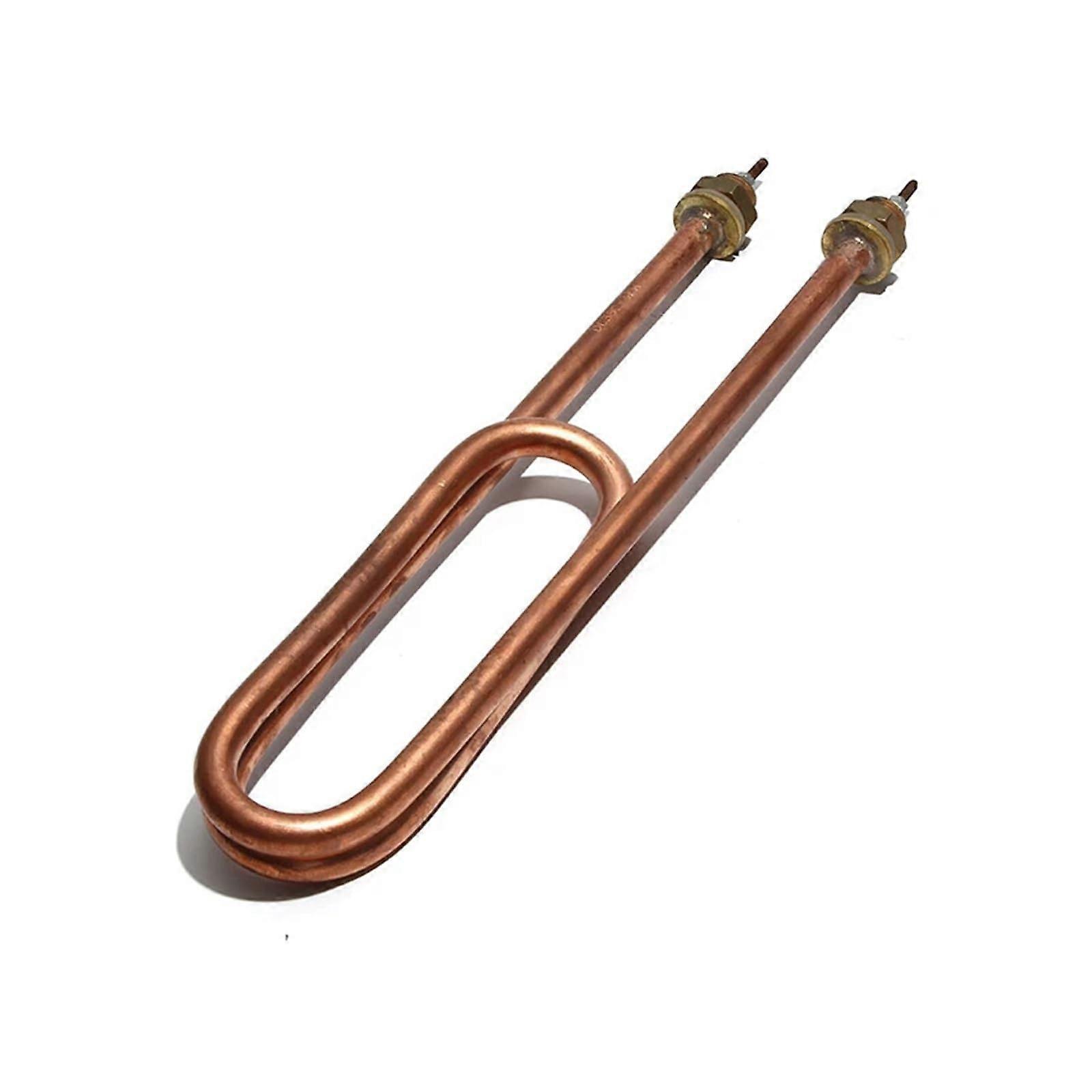 380V Copper Water Heater Heating Element 4KW Double U M16 Thread for Rice Cabinet Replacement