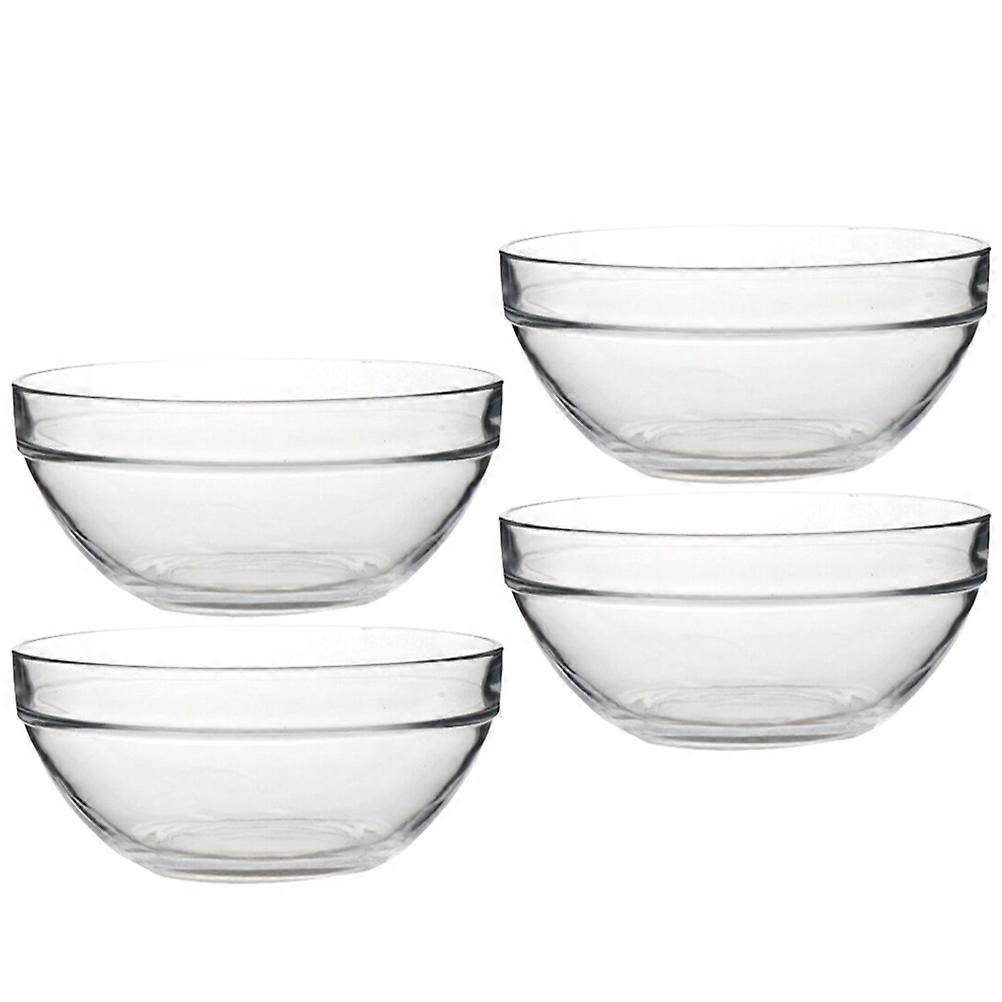 Transparent Serving Bowls Multi-Function Food Bowls for Storage Use 12Pcs