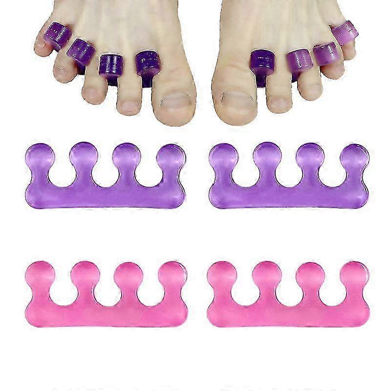 2026 4 Pcs Toe Separators for Pedicure,Toe Separators