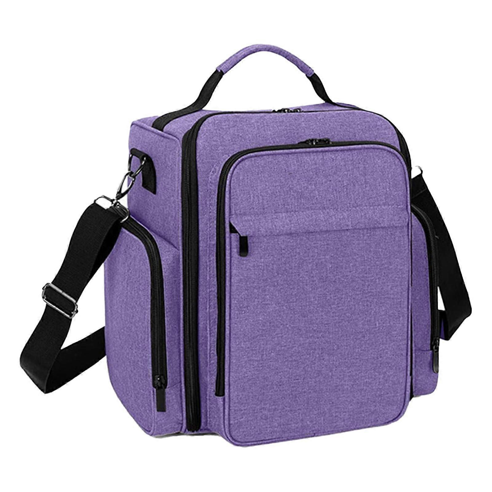 Nail Polish Organizer Case with Clear Bottle Visibility, 48Bottle Capacity, Double Layer Design