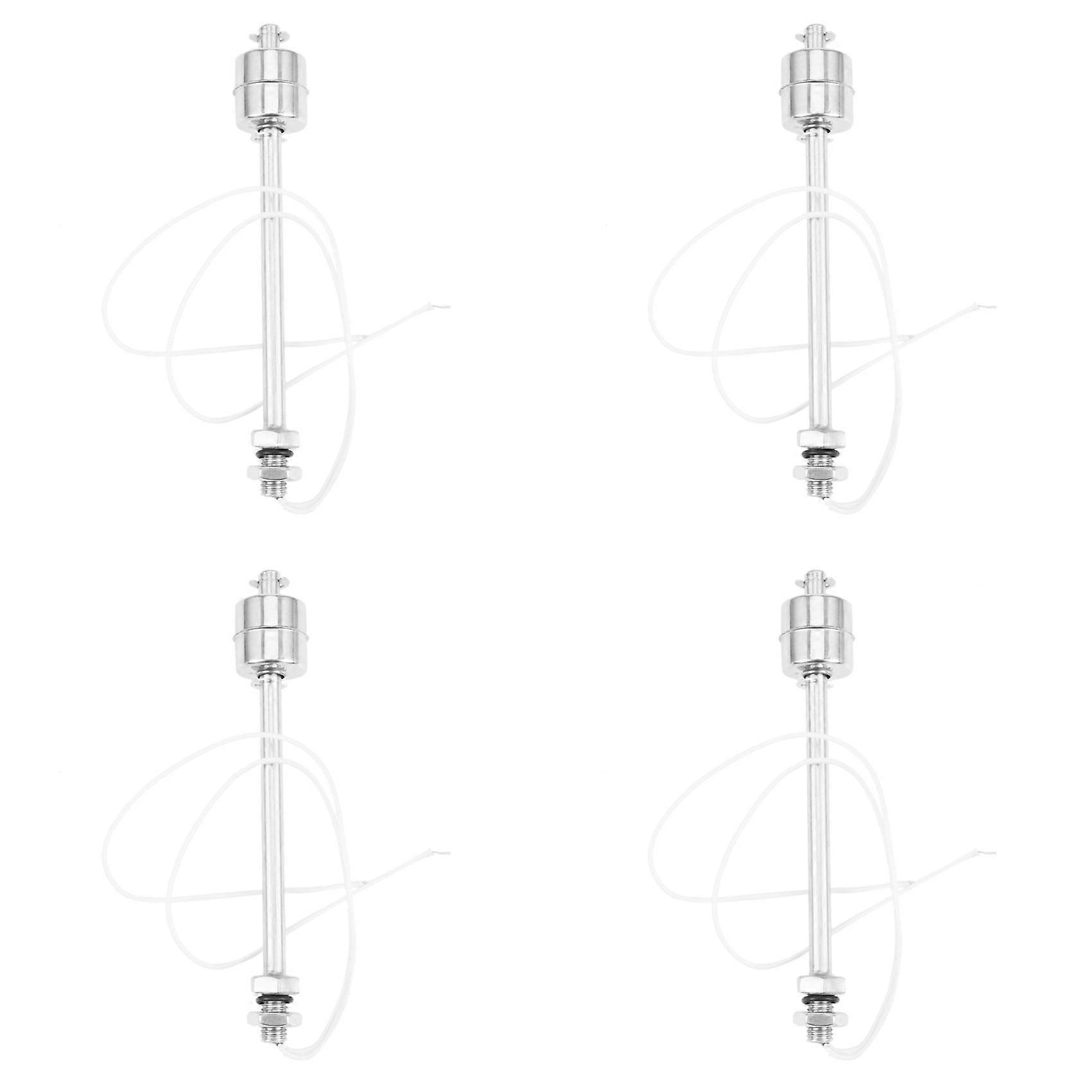 4PCS 150mm Stainless Steel Float Switch Tank Liquid Water Level Sensor 220V