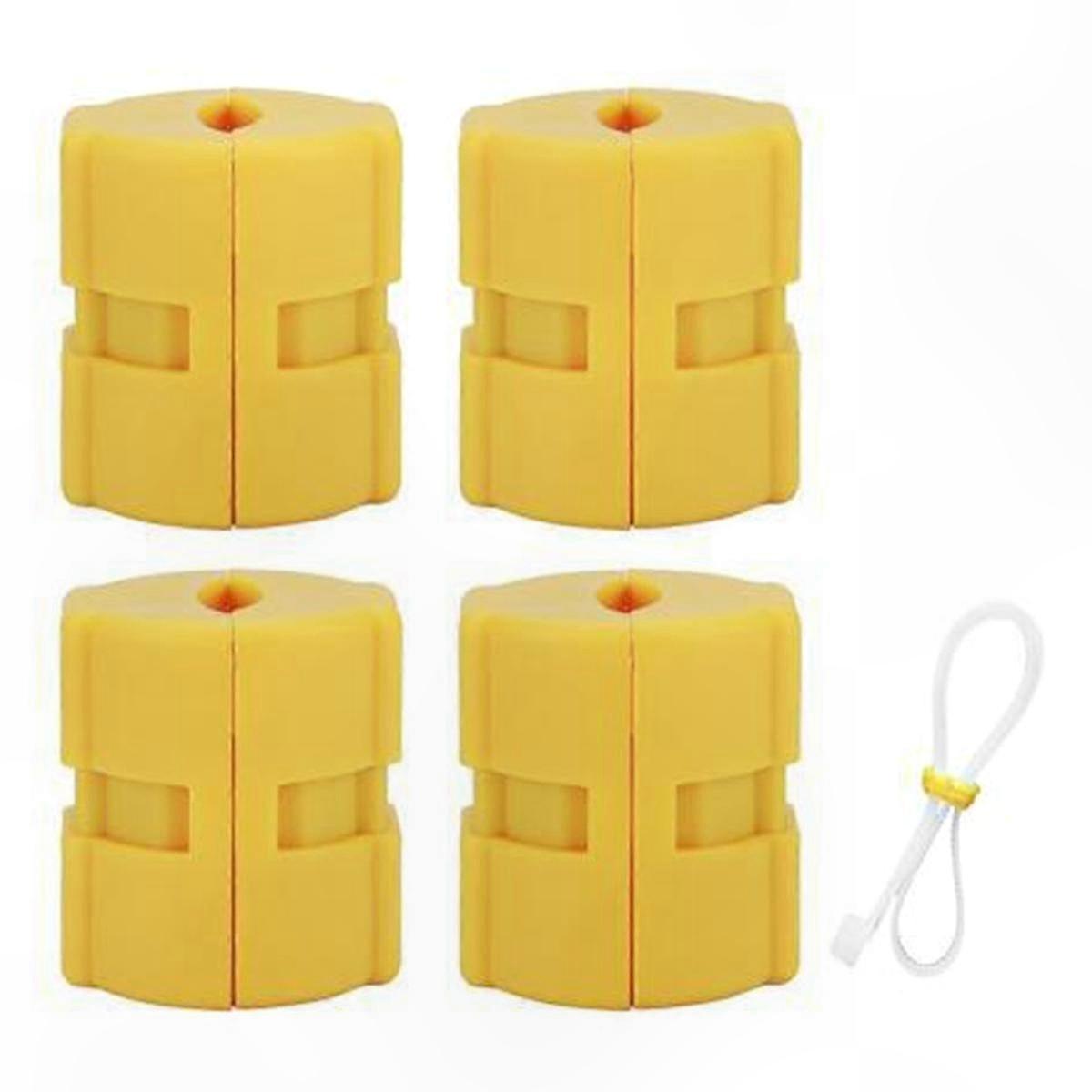 4-Piece Magnetic Fuel Efficiency Enhancer for Vehicles