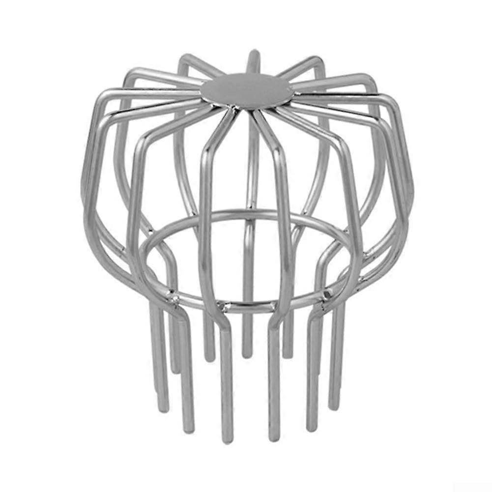Stainless Steel Gutter Guard Mesh Downspout Protector, AntiClog Leaf Filter, Fits 6575mm Pipes