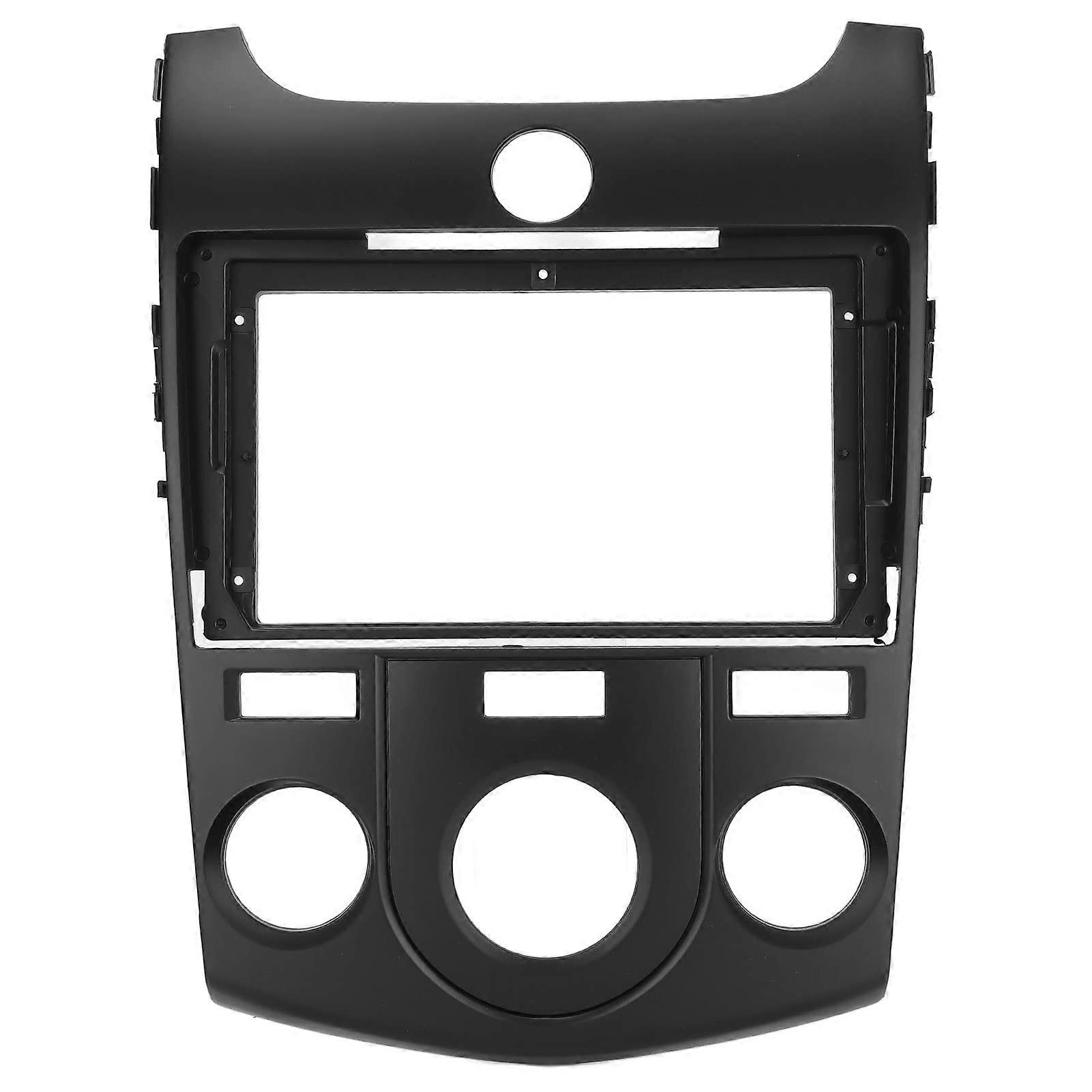 Car Dash Kit for Forte Manual with ABS Navigation Panel Frame Cover, 9 Inch Seamless Dashboard Fit