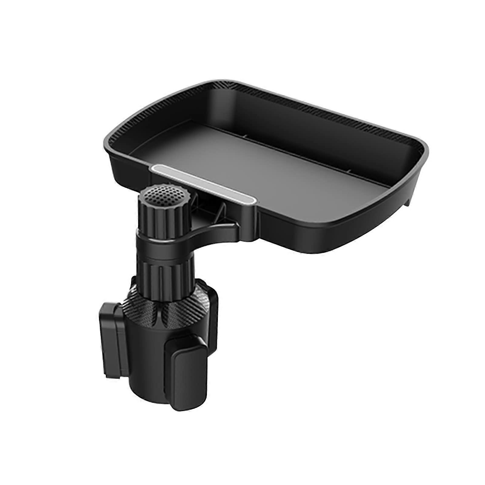 Car Cup Holder Expander with Adjustable Base, 360° Rotating MultiCup Storage for Universal Fit