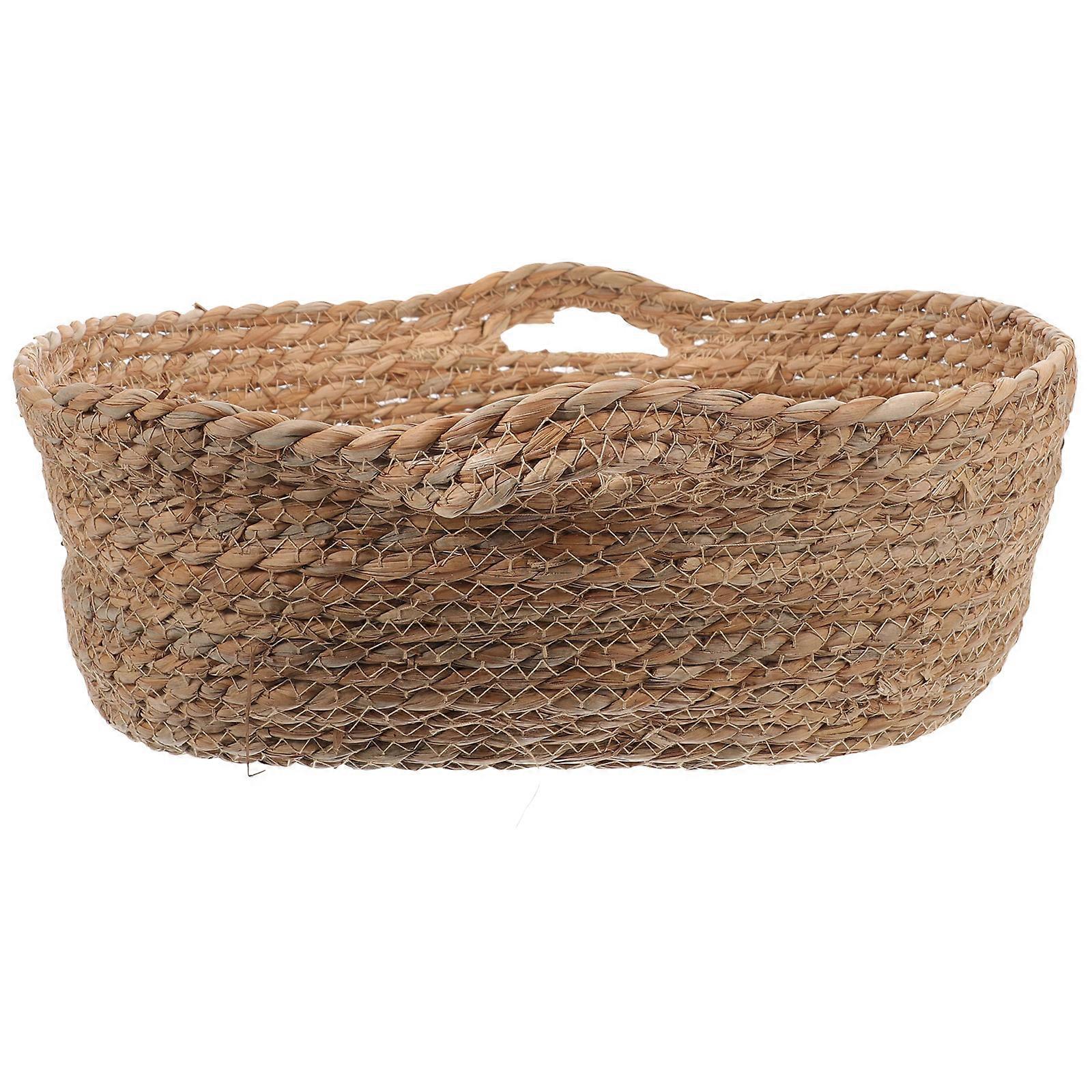 Straw Woven Cat Sleeping Bed Provides Comfortable