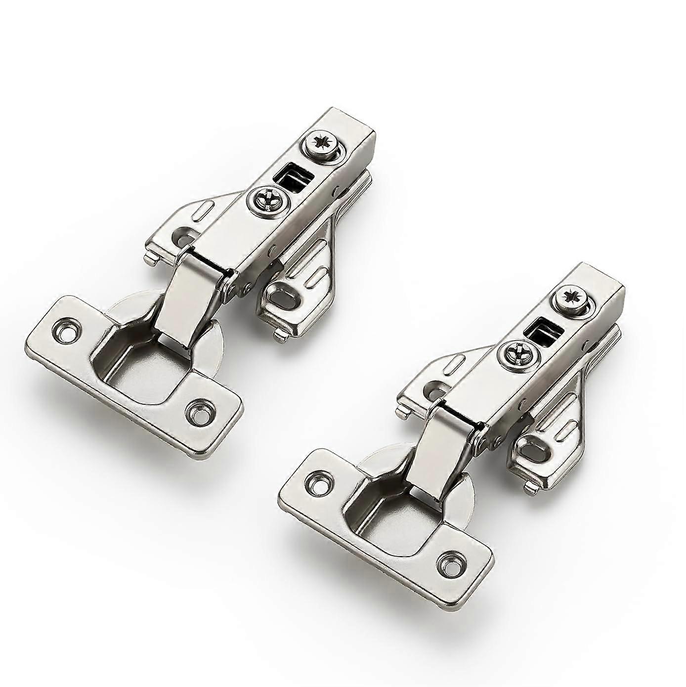 Full Overlay Soft Close Cabinet Door Hinges, 105° Adjustable Concealed Hinges for Kitchen Face Frame Cabinets