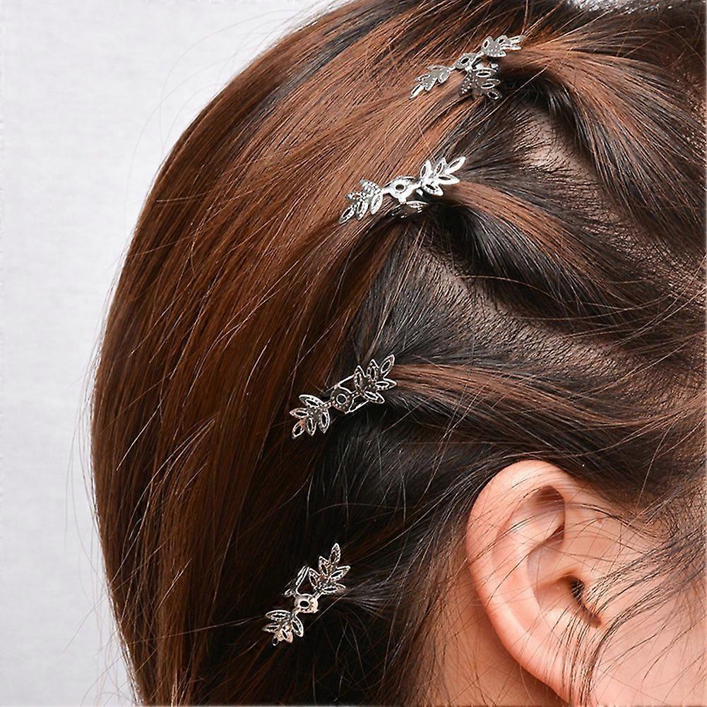 Hair Braid Accessories Snowflake Charm Clips and Dreadlock Beads for Versatile Styling
