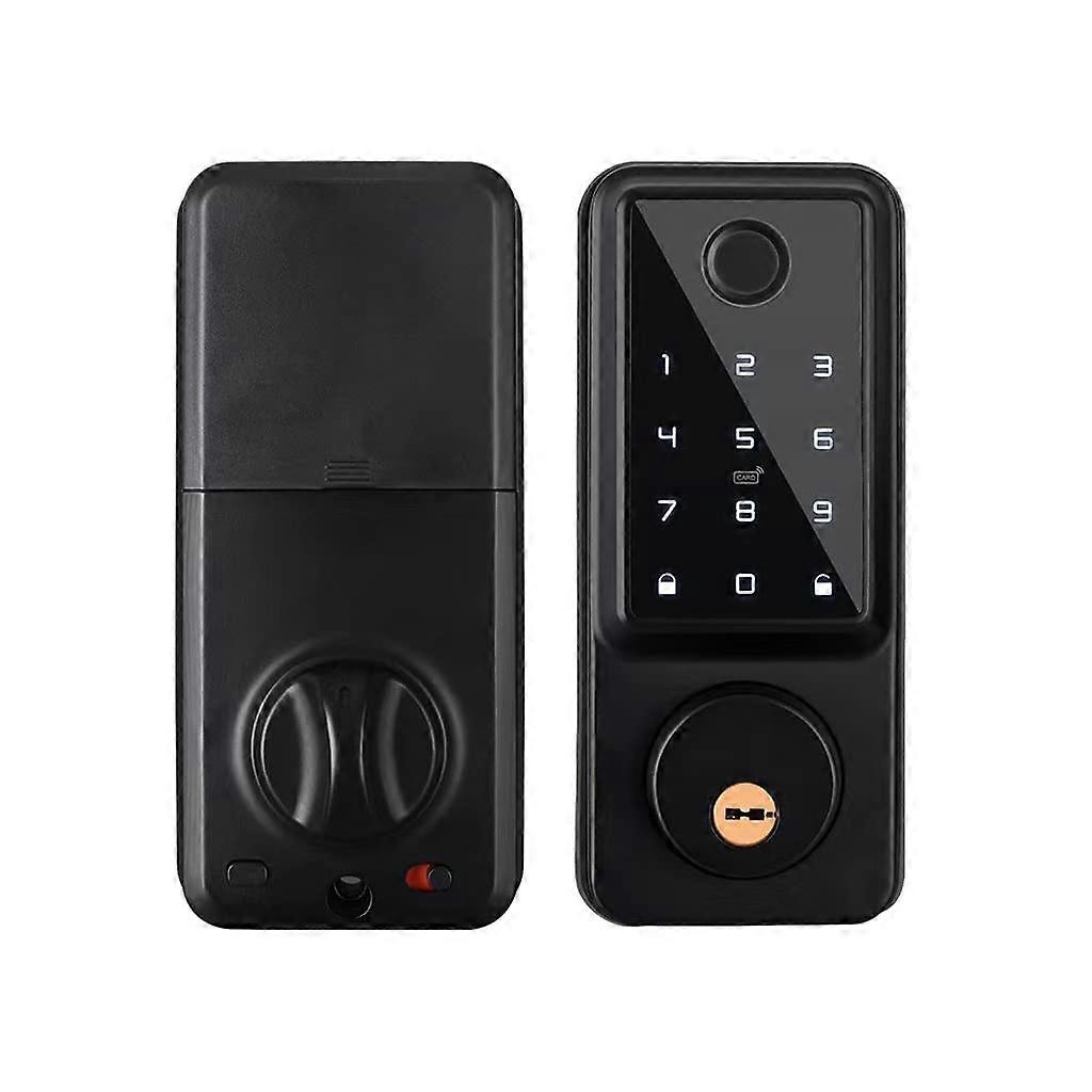 Smart Fingerprint Door Lock with Keypad and Card Access, USB Rechargeable,  Security Latch