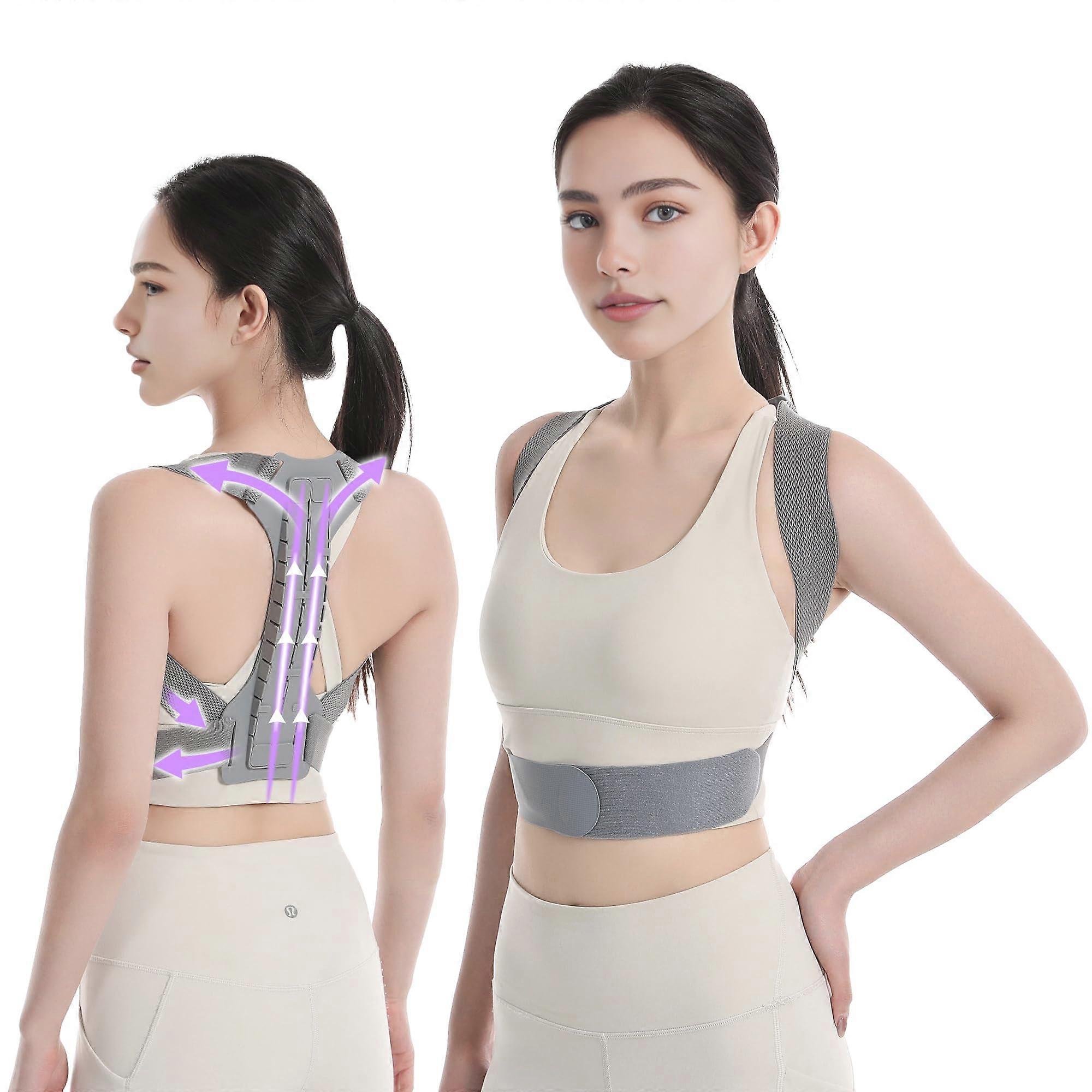 Adjustable Posture Corrector with Breathable Back Support Brace for Women and Men