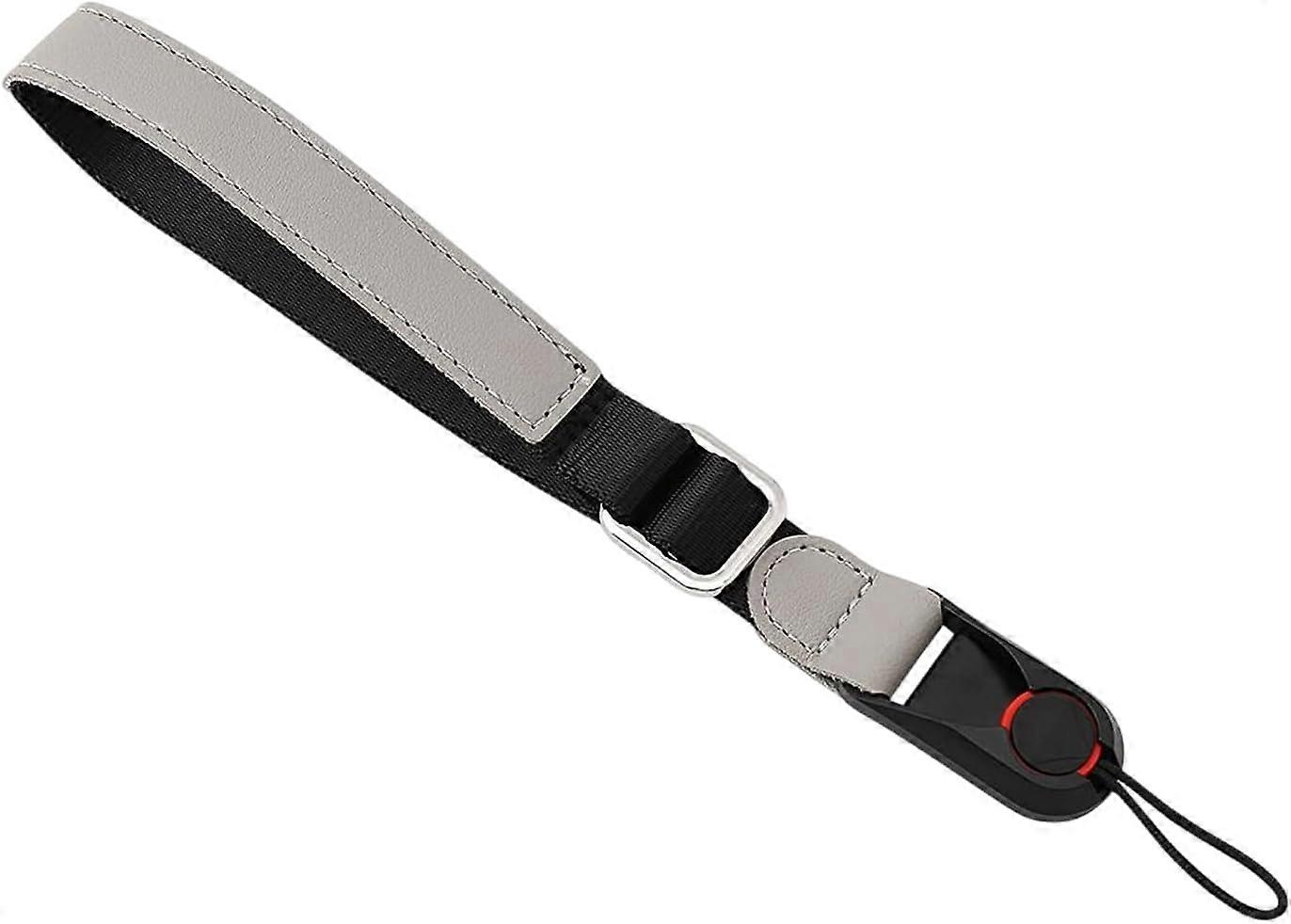 Anti-slip wrist strap with quick-release buckle