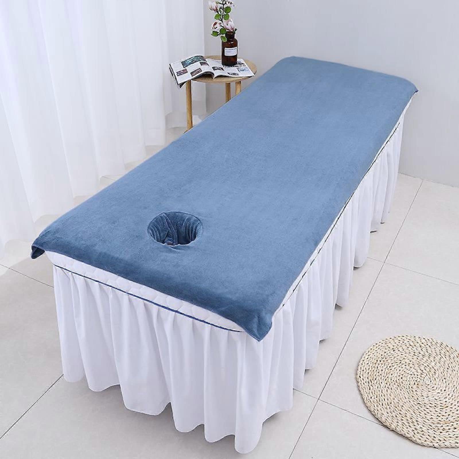 Microfiber Bath Towel QuickDry Large Spa Sheet with Antibacterial Protection 80x180 Blue