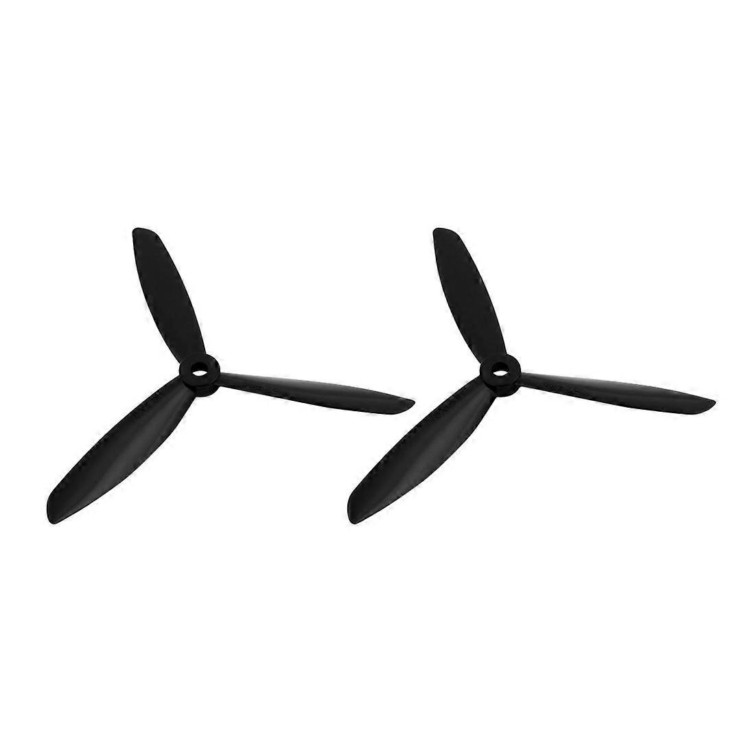 2Pcs 6x4.5 Inch RC Airplane Propeller 3 Blade Clockwise Electric Plane Replacement with Adapter
