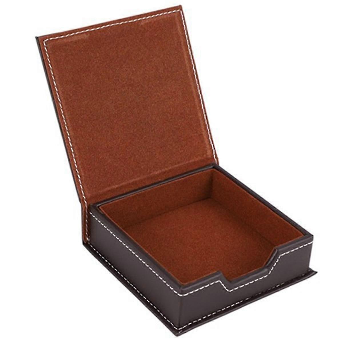 PU Leather Memo Box Office School Supplies B