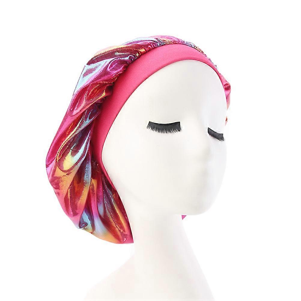 Headscarf Sleeping Hat 2Pcs Wide Design Chemotherapy Use Assorted Color for Makeup Compatibility
