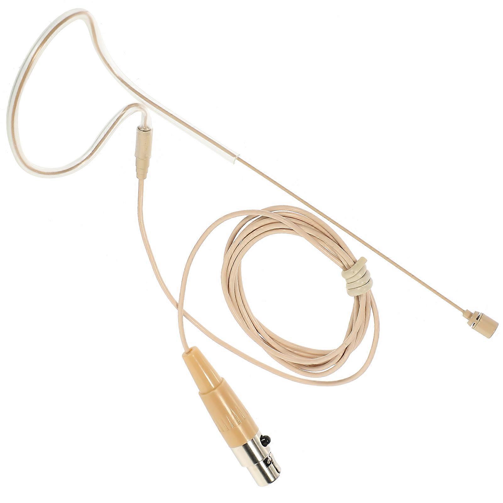 Single Ear Mic Headworn Over Ear Hanging Microphone for Lectures 4Pcs