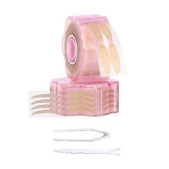Spårlös dubbelögonlockstejp för ögonmakeuptillbehör 1 set rosa kosmetiska verktyg