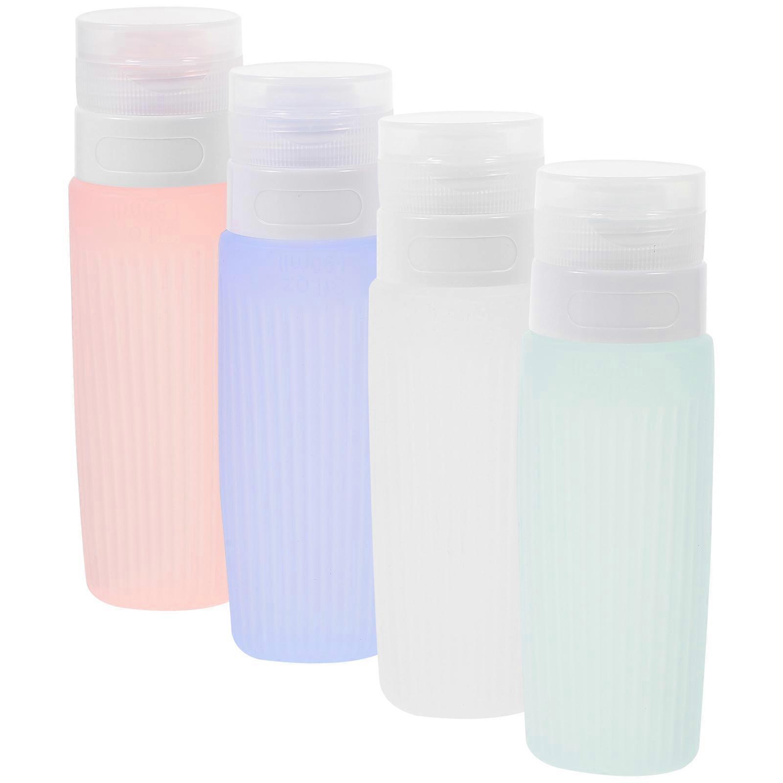 Silicone Bottles Travel Containers for Liquid Storage with 8Pcs Set