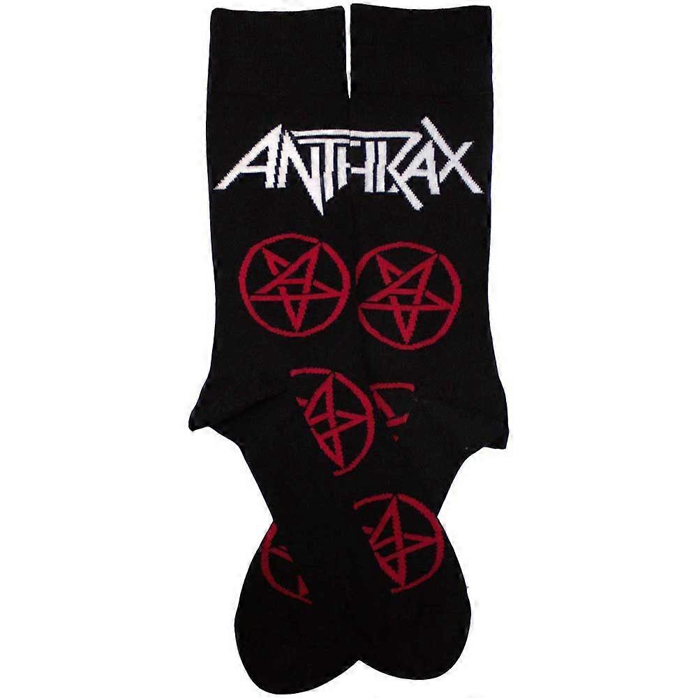 Anthrax Pentathrax Logo Pattern Ankle Socks