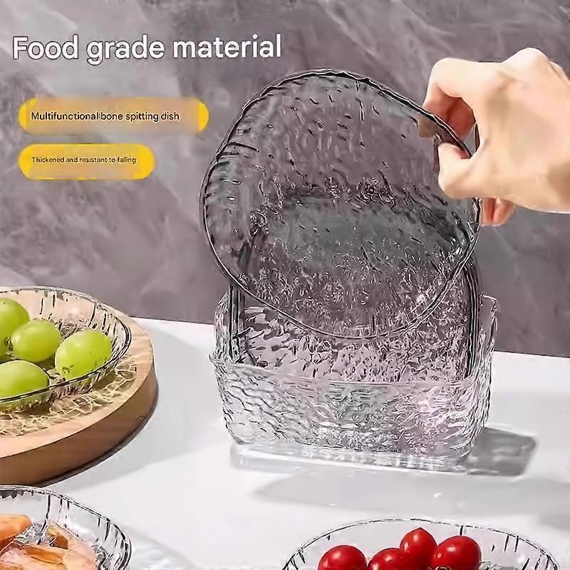 Luxury Dining Plate, Home Use, Clear, For Dining Table