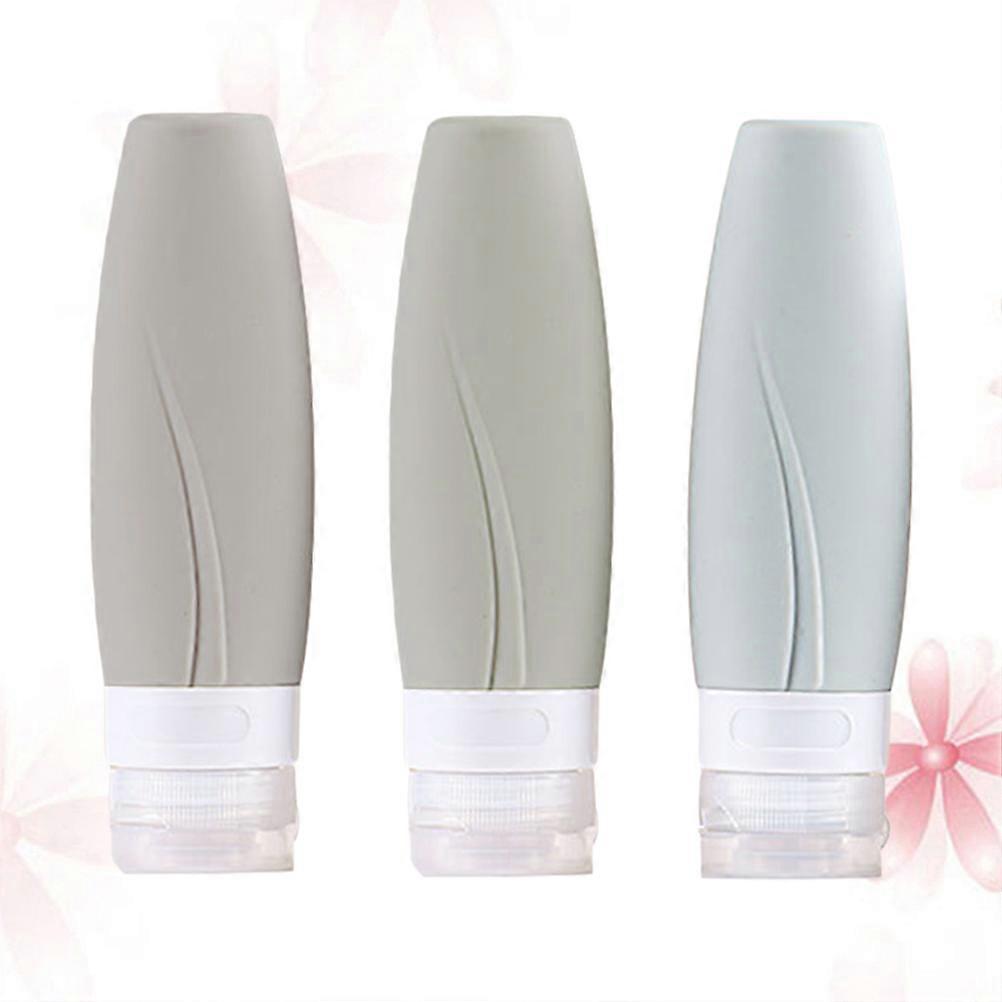 Storage Bottles for Lotion with 3Pcs Silicone Refillable Subpackaging Bottles