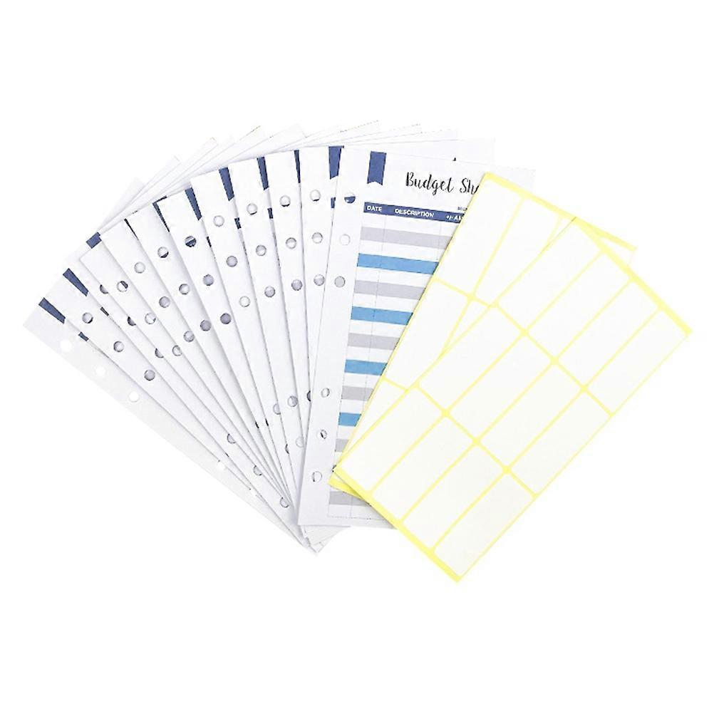 Sheet Binder for Account 1Set Assorted Color Budget Organizer