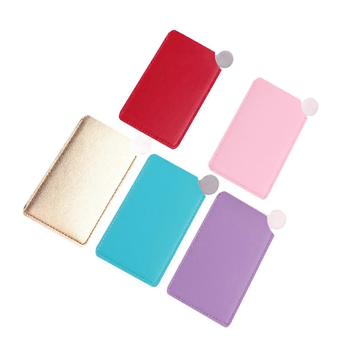 Pack Mirror Makeup Mirror for Makeup Use 5Pcs Pack Assorted Colors