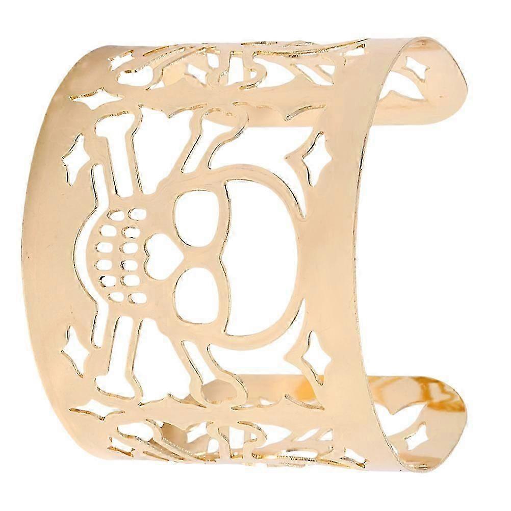 Skull Patterned Bracelet Opening for Decoration Skull Patterned Bracelet