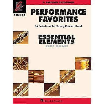 Brani preferiti per l'esecuzione, Vol. 1 - Sax baritono: Corrisponde al Libro 2 di Elementi essenziali per banda