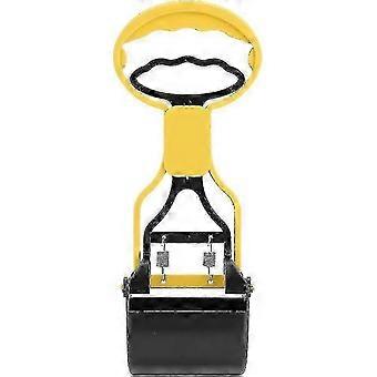 Pet Scoop Cleaner met Lange Arm voor Indoor Outdoor Pet Waste (Geel, 1st)