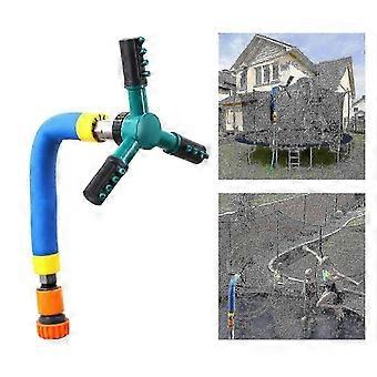 Z6 Trampoline Water Sprinkler Summer Water Park Water Sprayer Rotary Garden23015658