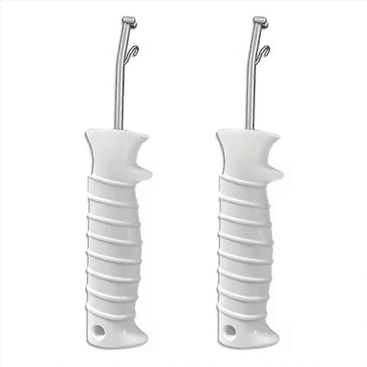 2 Pack Fish Hook Extractor, Quick and Safe Hook Remover, Ergonomic Handle, Durable Plastic and Metal Fishing Tool for Anglers
