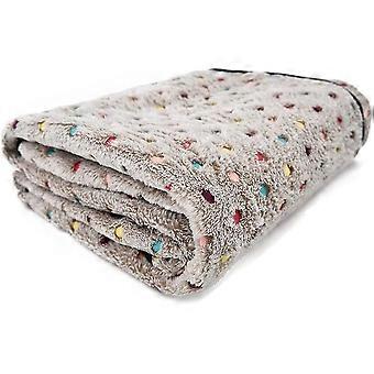 Road Fluffy Dog Blanket Available In Three Colors And Three Sizes BeigeGift