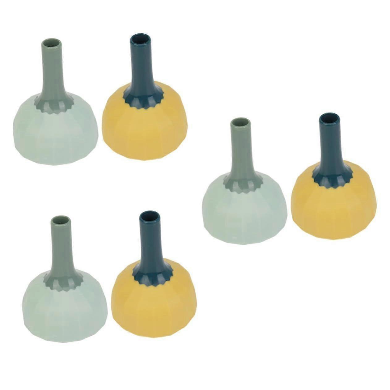 Mini Food Processing 6-Piece Small Funnel Multifunctional Tool Foldable Oil Pourer PP Mini Tools