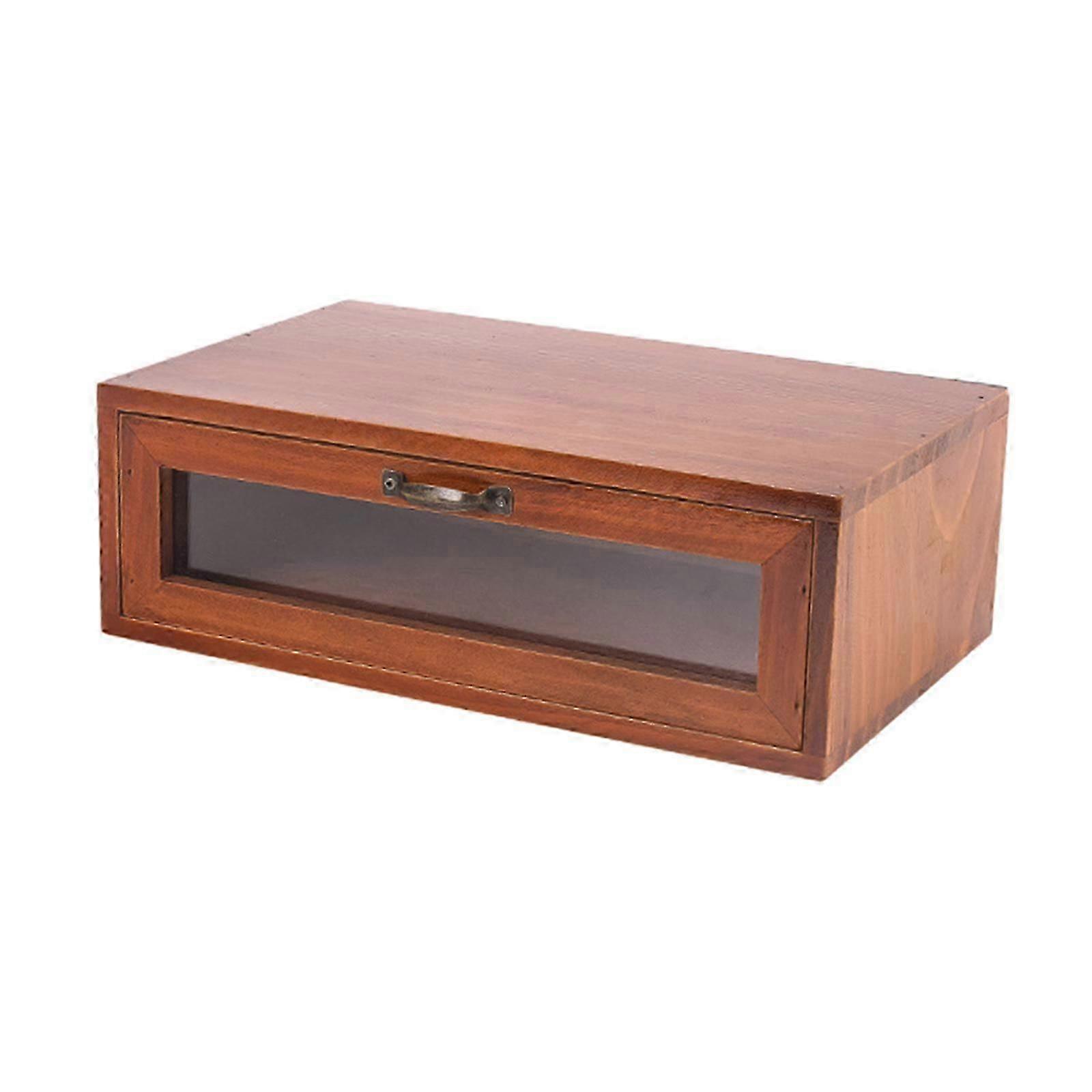Monitor Stand Riser Wooden Desktop Storage Box Easy to Install Portable Computer