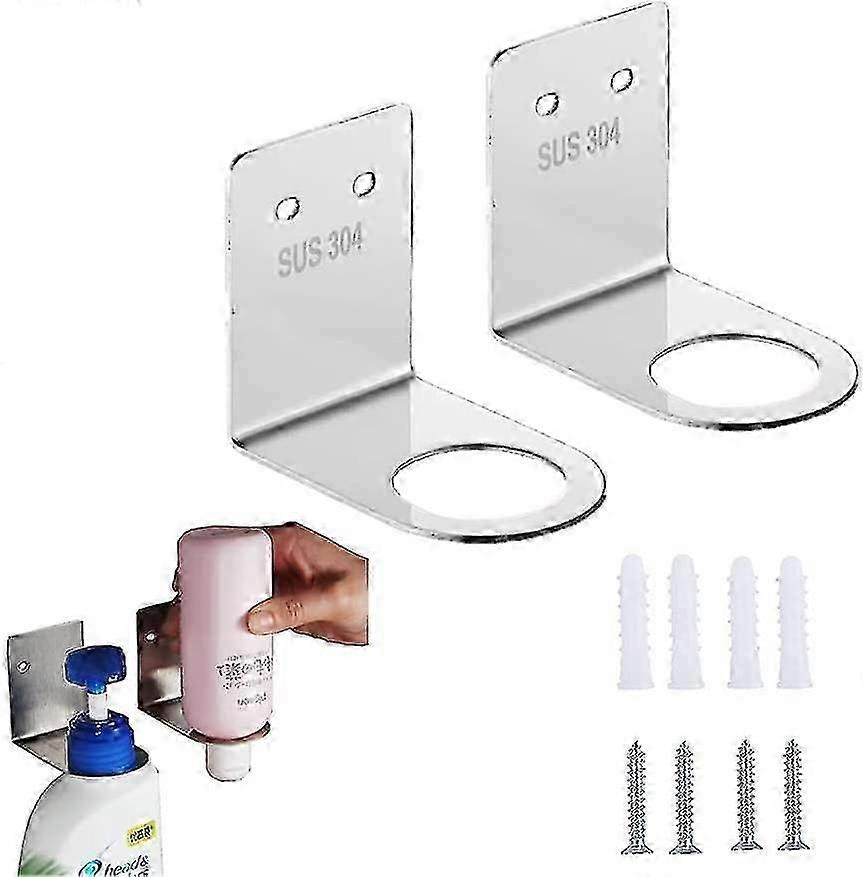 Wall mounted soap dispenser with hand pump, wall hanging bracket [MI]