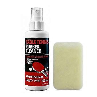 Table Tennis Rubber Cleaner with Sponge 100ml English Version