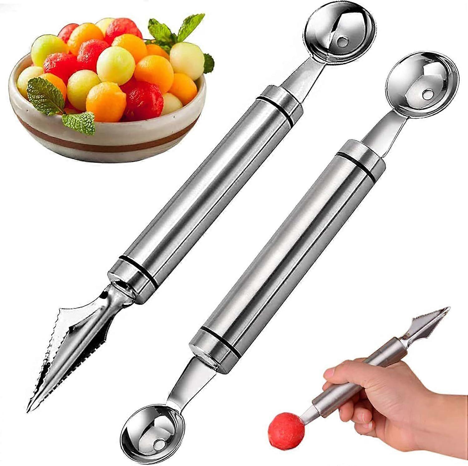 Fruit carving tool, melon scoop, multifunctional kitchen tool made of