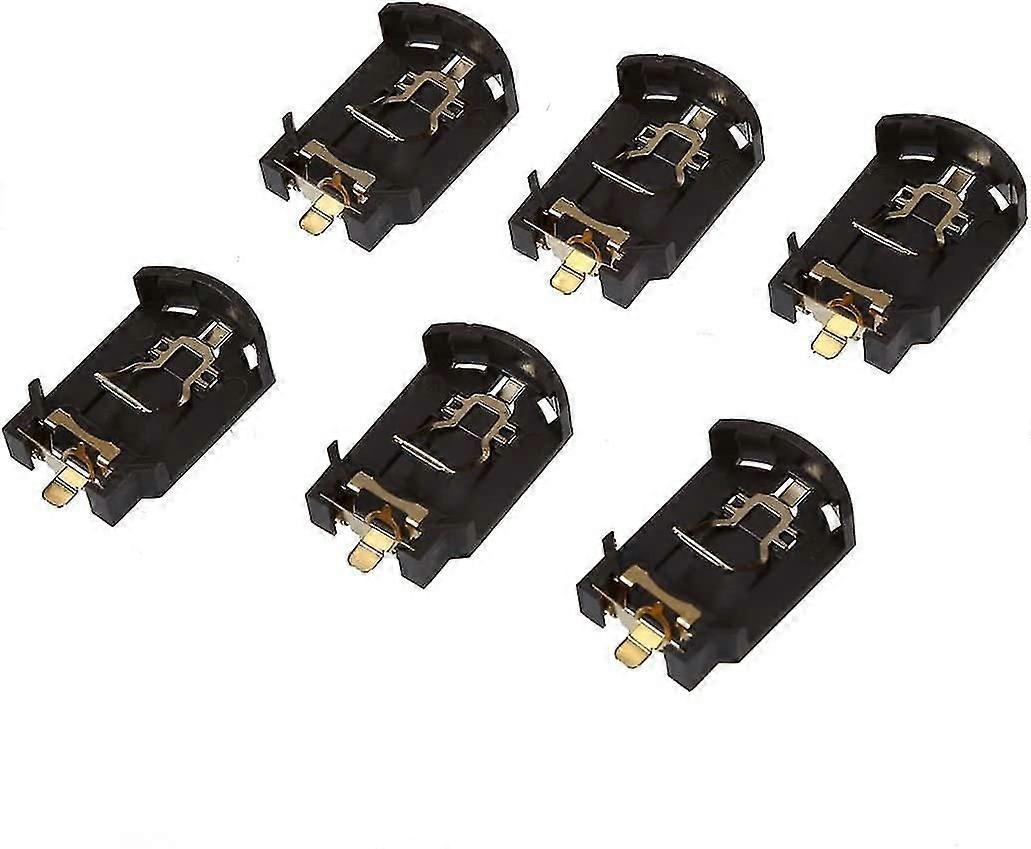 6pcs Plastic Case Cr2032 Button Battery Button Battery Socket Holder