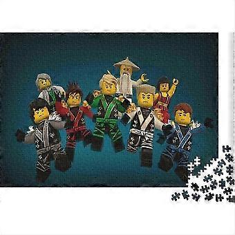 Quebra-cabeças DIY para adultos de 1000/500/300 peças, Quebra-cabeças Ninjago para adultos, Jogo Ninja Desafiador TT446