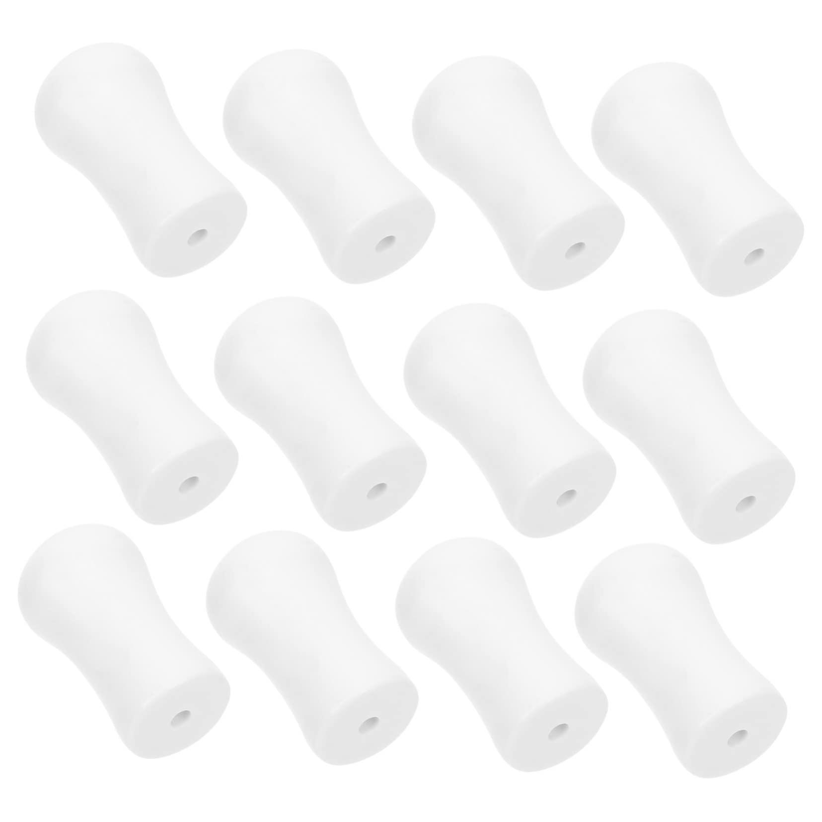 16Pcs White Blind Cord Knobs Durable Plastic Pull Cord Ends Easy DIY Installation Set
