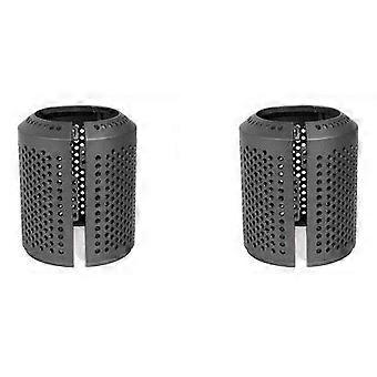 2x Buitenfilterkap compatibel met haardrogers HD01 HD03 HD07 HD08 Stofwerend filtergaas met opening B