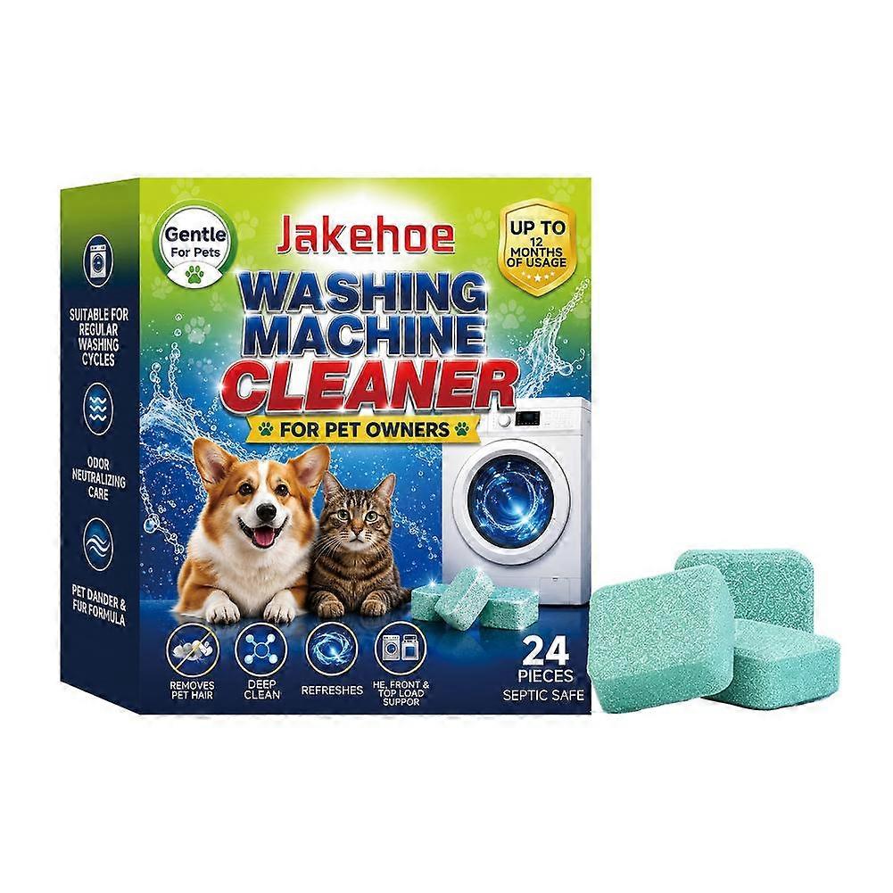 24pcs Washing Machine Cleaner Tablets Descaling Deodorizing Tabs