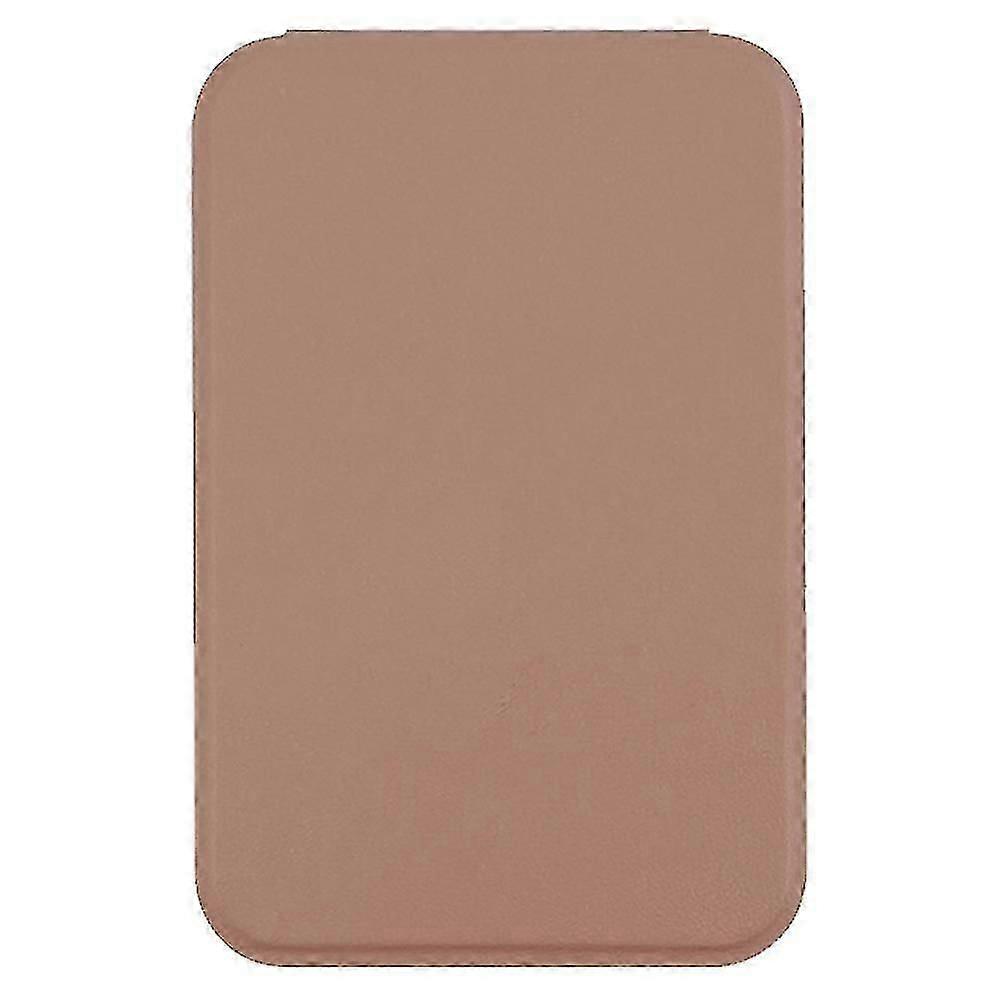 Handheld Folding Desktop Small Mirror Pu Portable Makeup Mirror